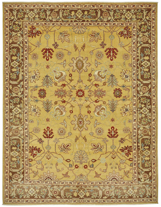 8x10 Hand-Knotted Wool Oushak Rug - 49152