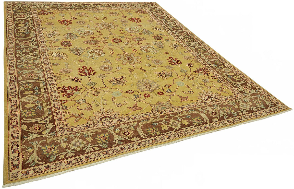 8x10 Hand-Knotted Wool Oushak Rug - 49152