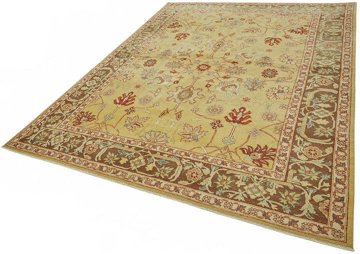 8x10 Hand-Knotted Wool Oushak Rug - 49152