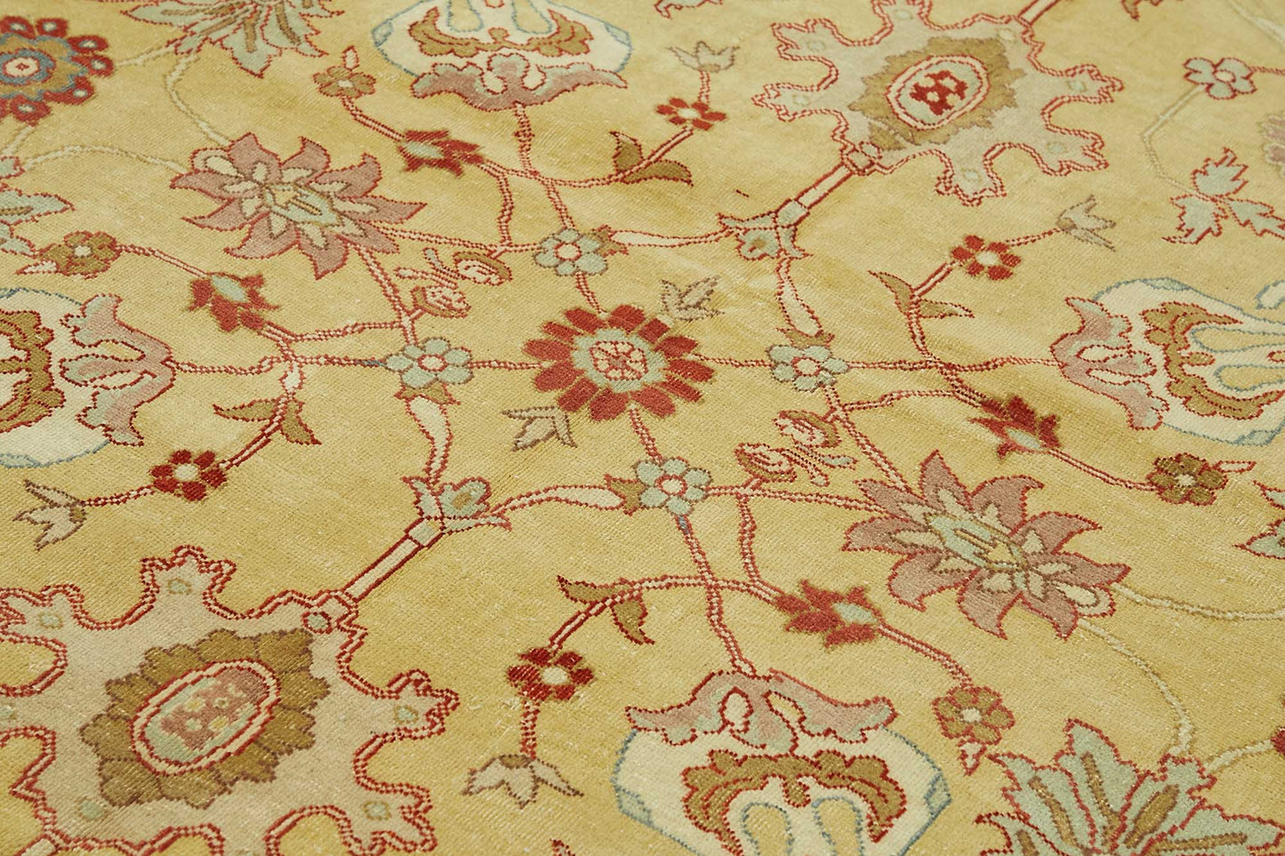 8x10 Hand-Knotted Wool Oushak Rug - 49152