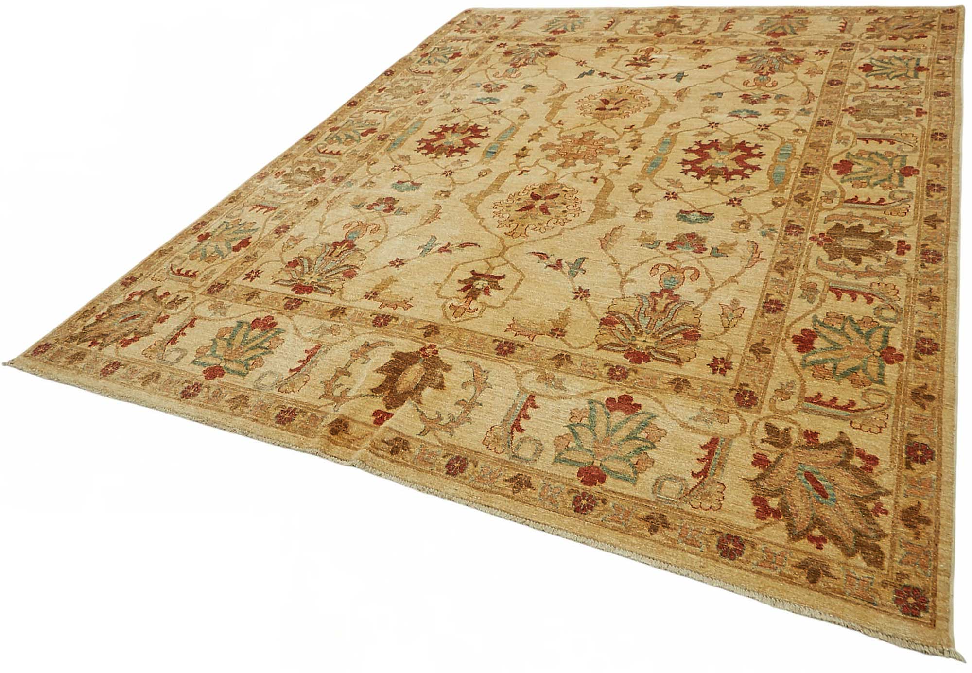 8x10 Hand-Knotted Wool Oushak Rug - 49154