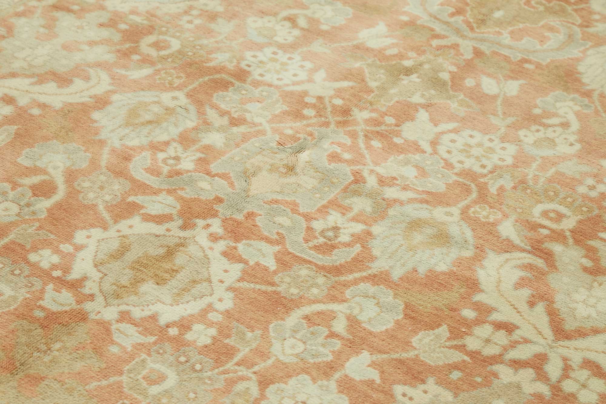8x10 Hand-Knotted Wool Oushak Rug - 49155