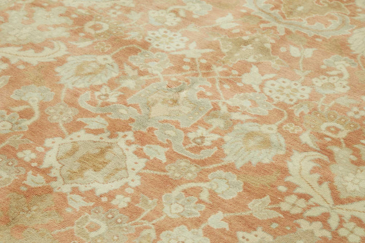 8x10 Hand-Knotted Wool Oushak Rug - 49155