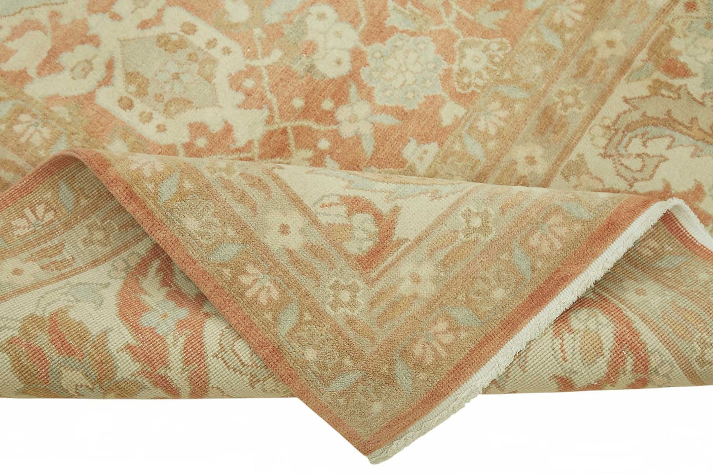 8x10 Hand-Knotted Wool Oushak Rug - 49155