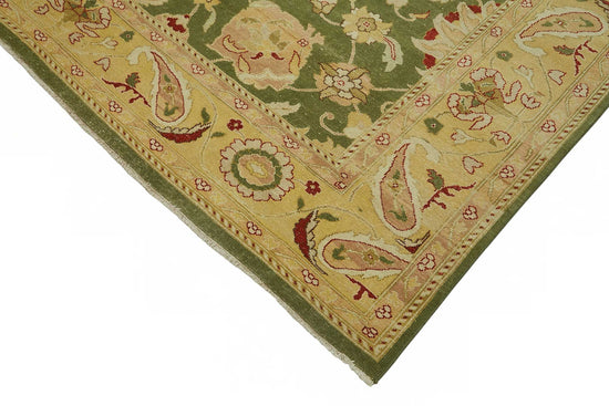 8x8 Hand-Knotted Wool Oushak Rug - 49157