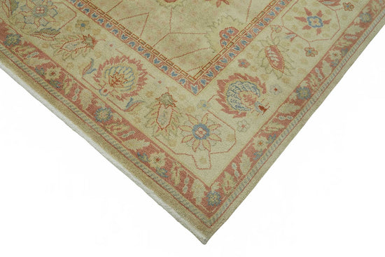 8x10 Hand-Knotted Wool Oushak Rug - 49158