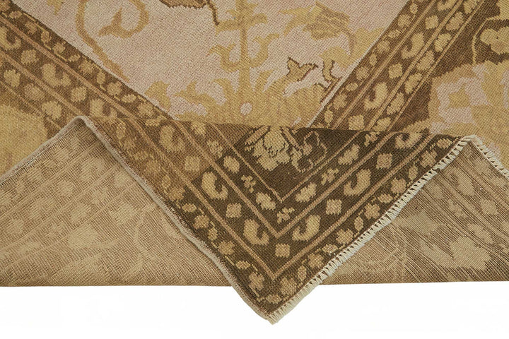 8x9 Hand-Knotted Wool Oushak Rug - 49159