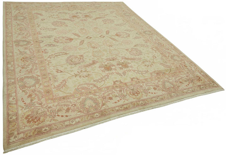 8x10 Hand-Knotted Wool Oushak Rug - 49161