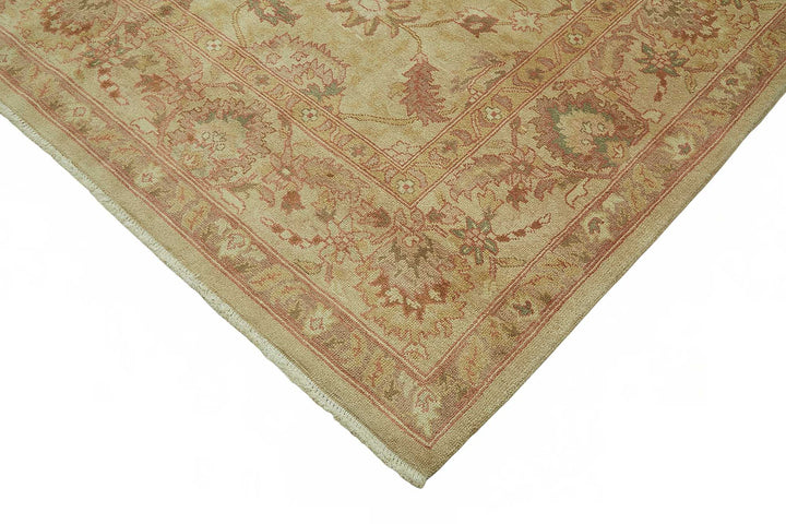 8x10 Hand-Knotted Wool Oushak Rug - 49161
