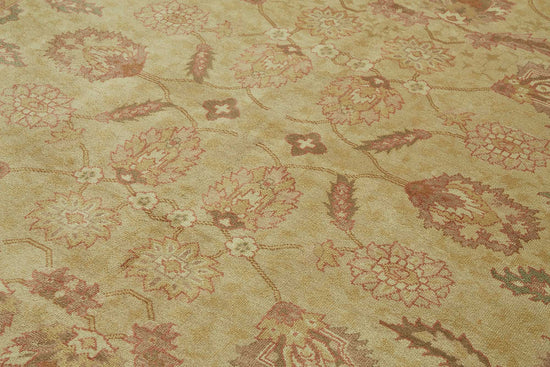 8x10 Hand-Knotted Wool Oushak Rug - 49161