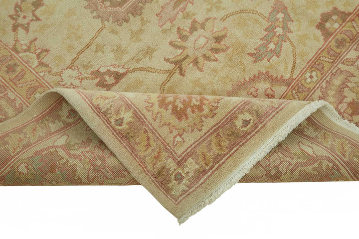 8x10 Hand-Knotted Wool Oushak Rug - 49161