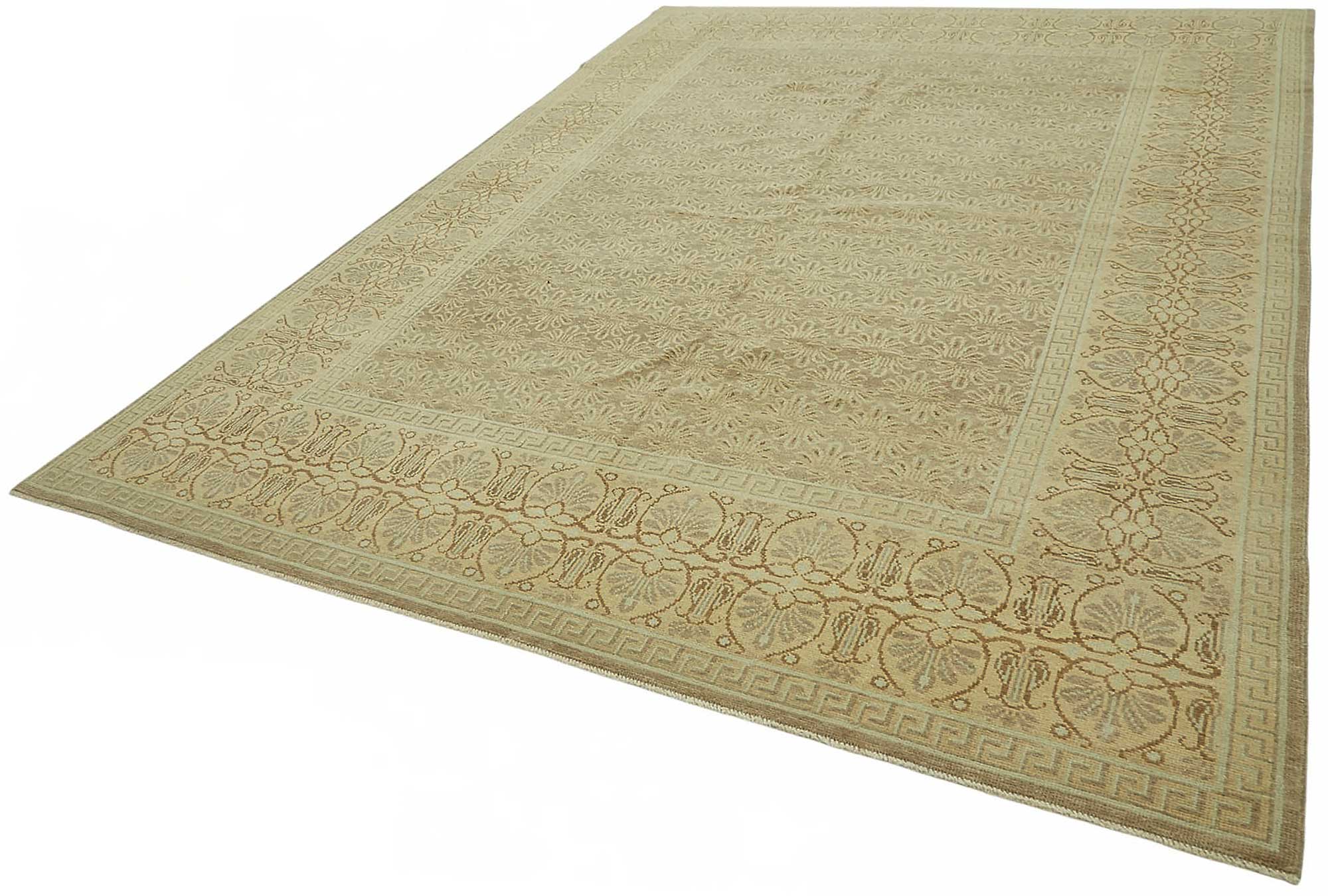 8x11 Hand-Knotted Wool Oushak Rug - 49162