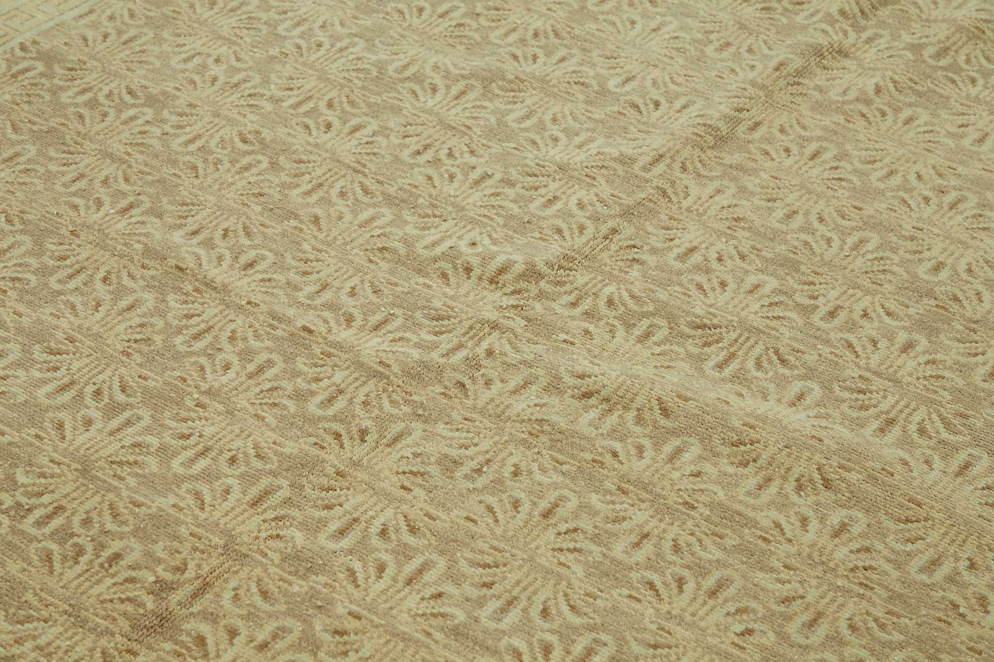 8x11 Hand-Knotted Wool Oushak Rug - 49162