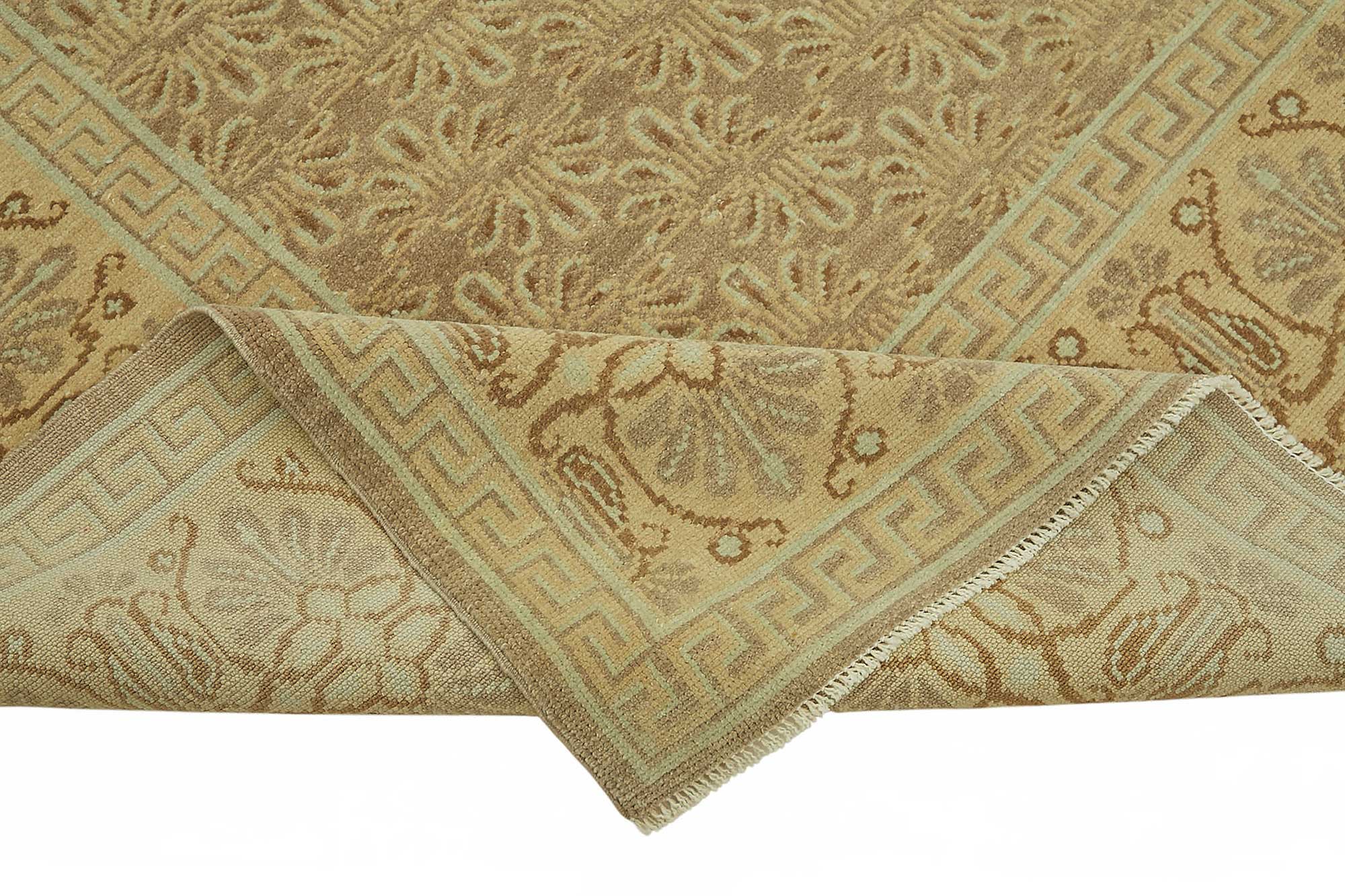 8x11 Hand-Knotted Wool Oushak Rug - 49162