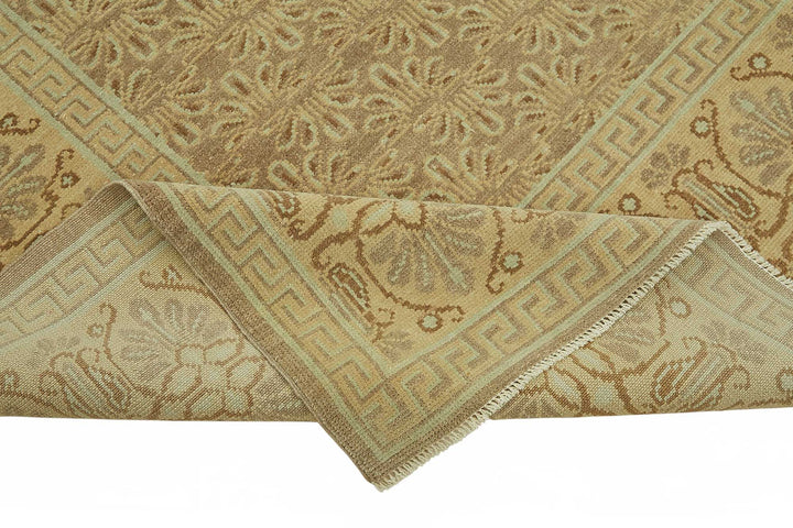 8x11 Hand-Knotted Wool Oushak Rug - 49162