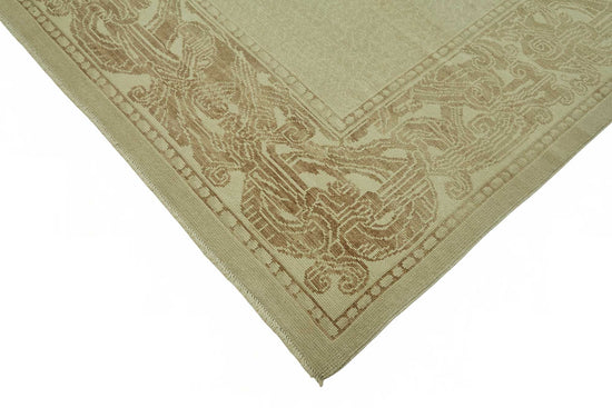 8x11 Hand-Knotted Wool Oushak Rug - 49163