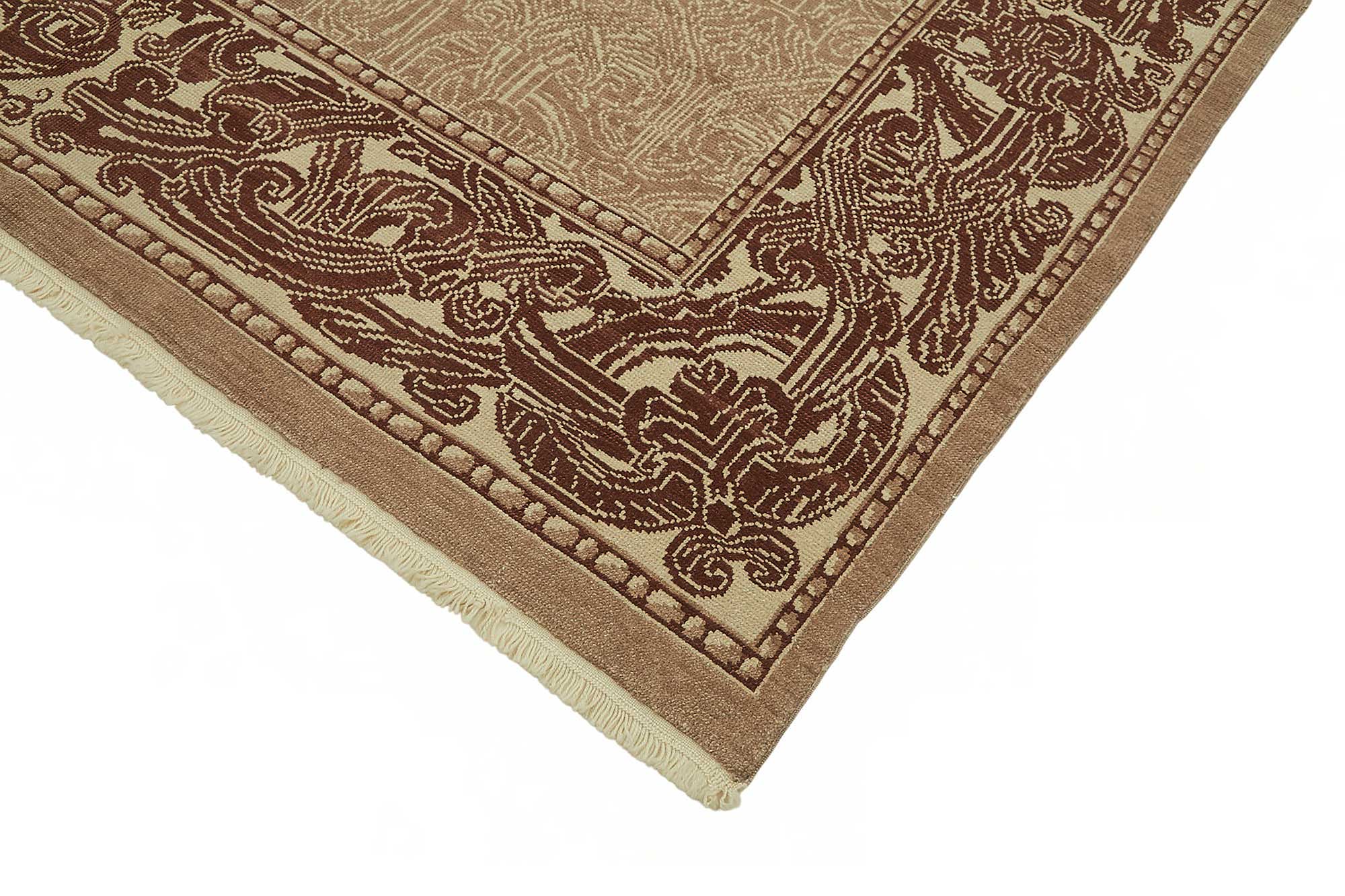 8x10 Hand-Knotted Wool Oushak Rug - 49164