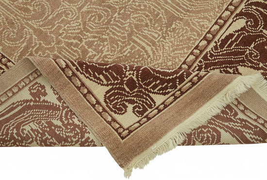 8x10 Hand-Knotted Wool Oushak Rug - 49164