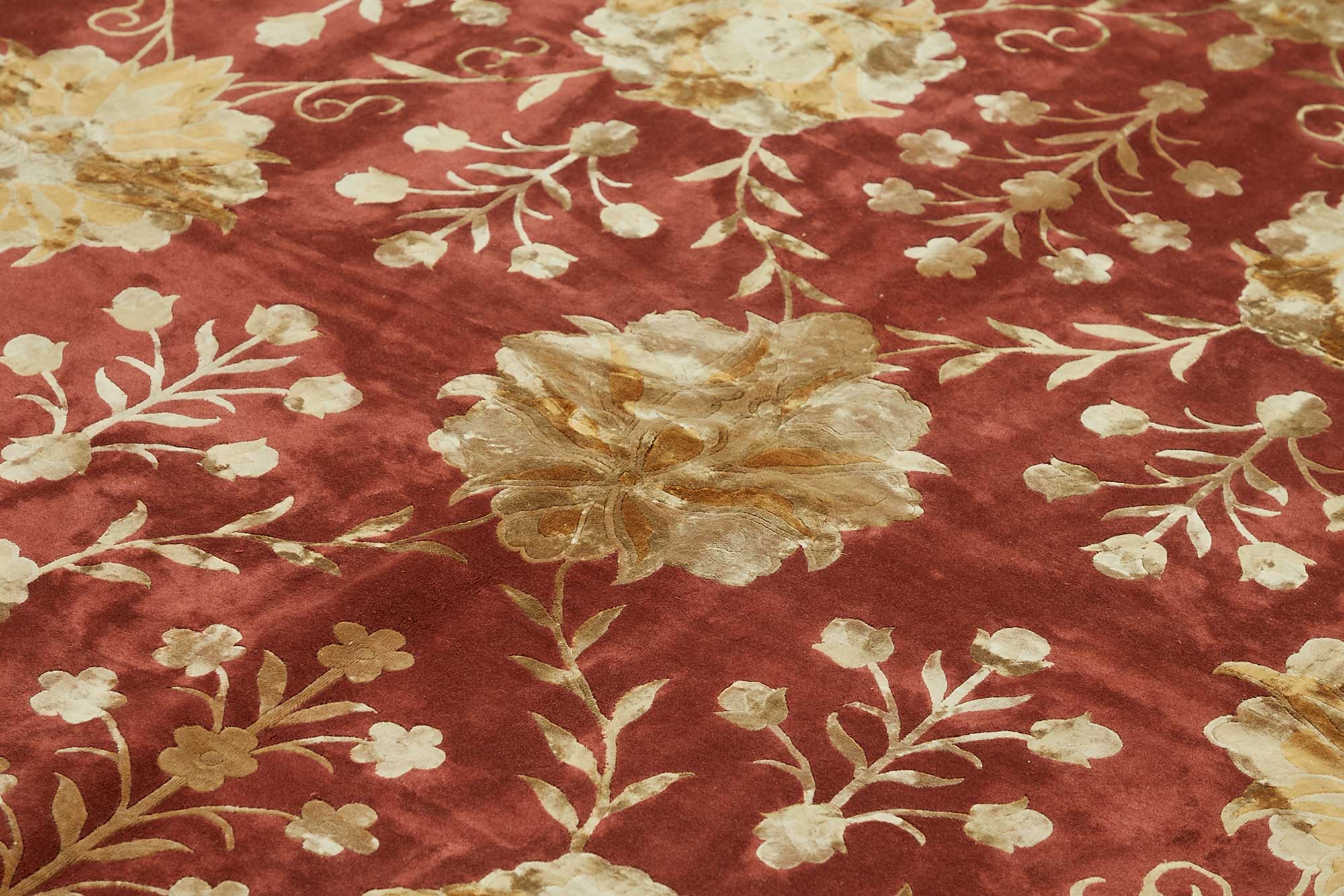 9x12 Hand-Knotted Wool Oushak Rug - 49165
