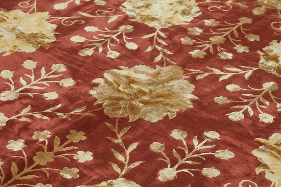 9x12 Hand-Knotted Wool Oushak Rug - 49165