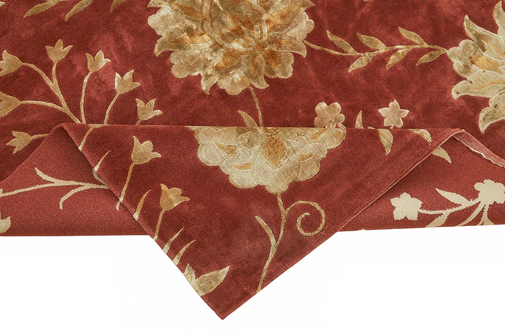 9x12 Hand-Knotted Wool Oushak Rug - 49165