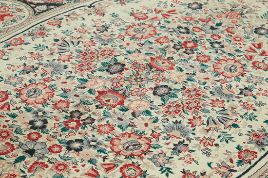 9x12 Hand-Knotted Wool Oushak Rug - 49167