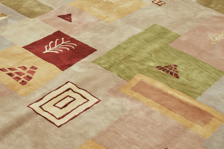 9x12 Hand-Knotted Wool Oushak Rug - 49168