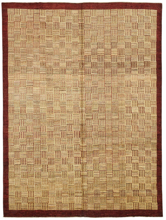 9x12 Hand-Knotted Wool Oushak Rug - 49170