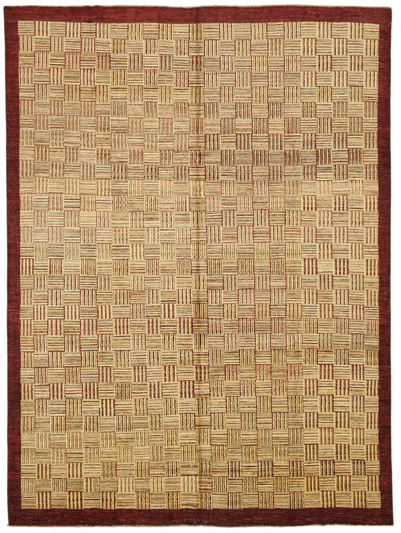 9x12 Hand-Knotted Wool Oushak Rug - 49170