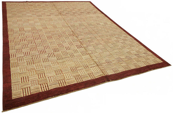 9x12 Hand-Knotted Wool Oushak Rug - 49170