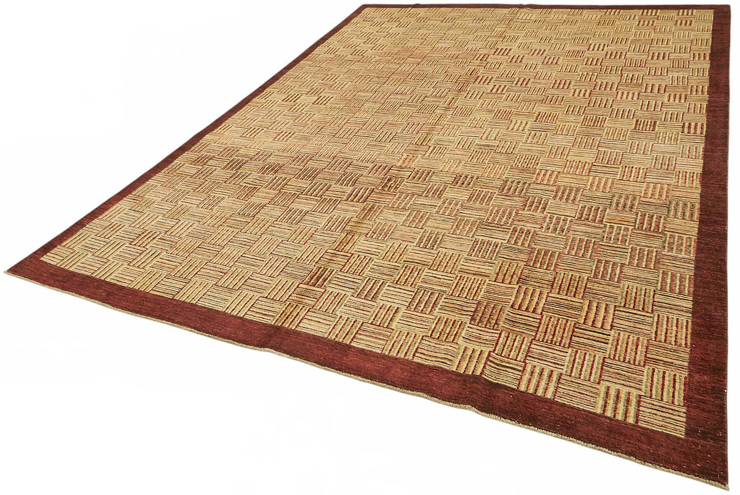 9x12 Hand-Knotted Wool Oushak Rug - 49170