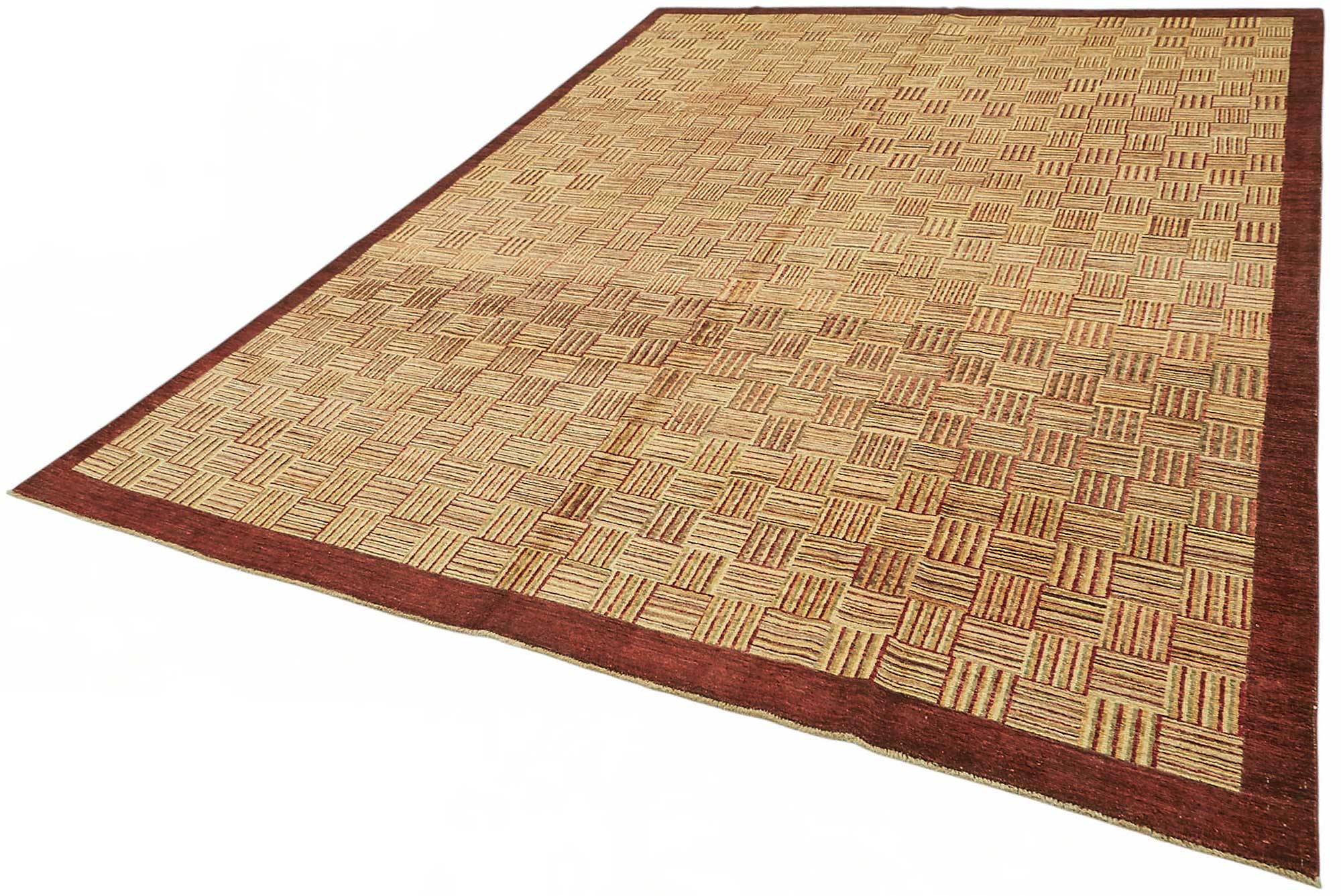 9x12 Hand-Knotted Wool Oushak Rug - 49170