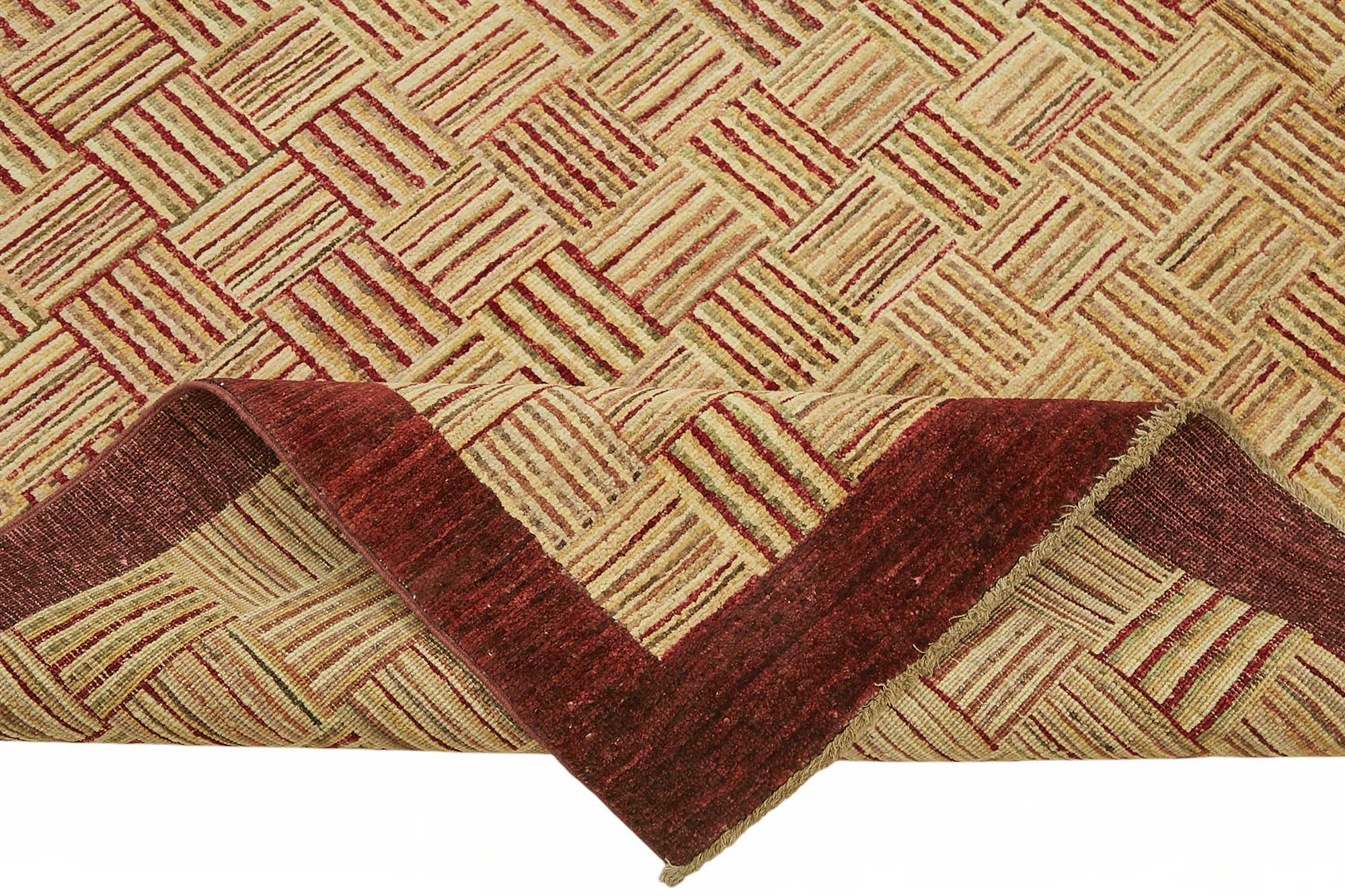 9x12 Hand-Knotted Wool Oushak Rug - 49170