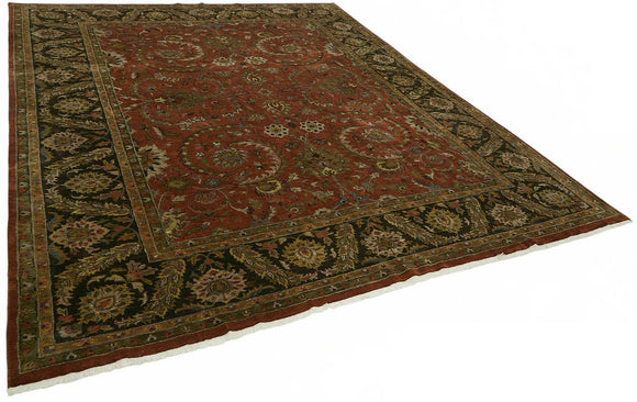 9x11 Hand-Knotted Wool Oushak Rug - 49171