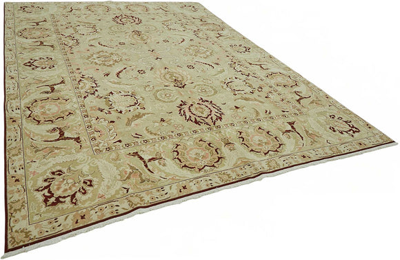 9x12 Hand-Knotted Wool Oushak Rug - 49172