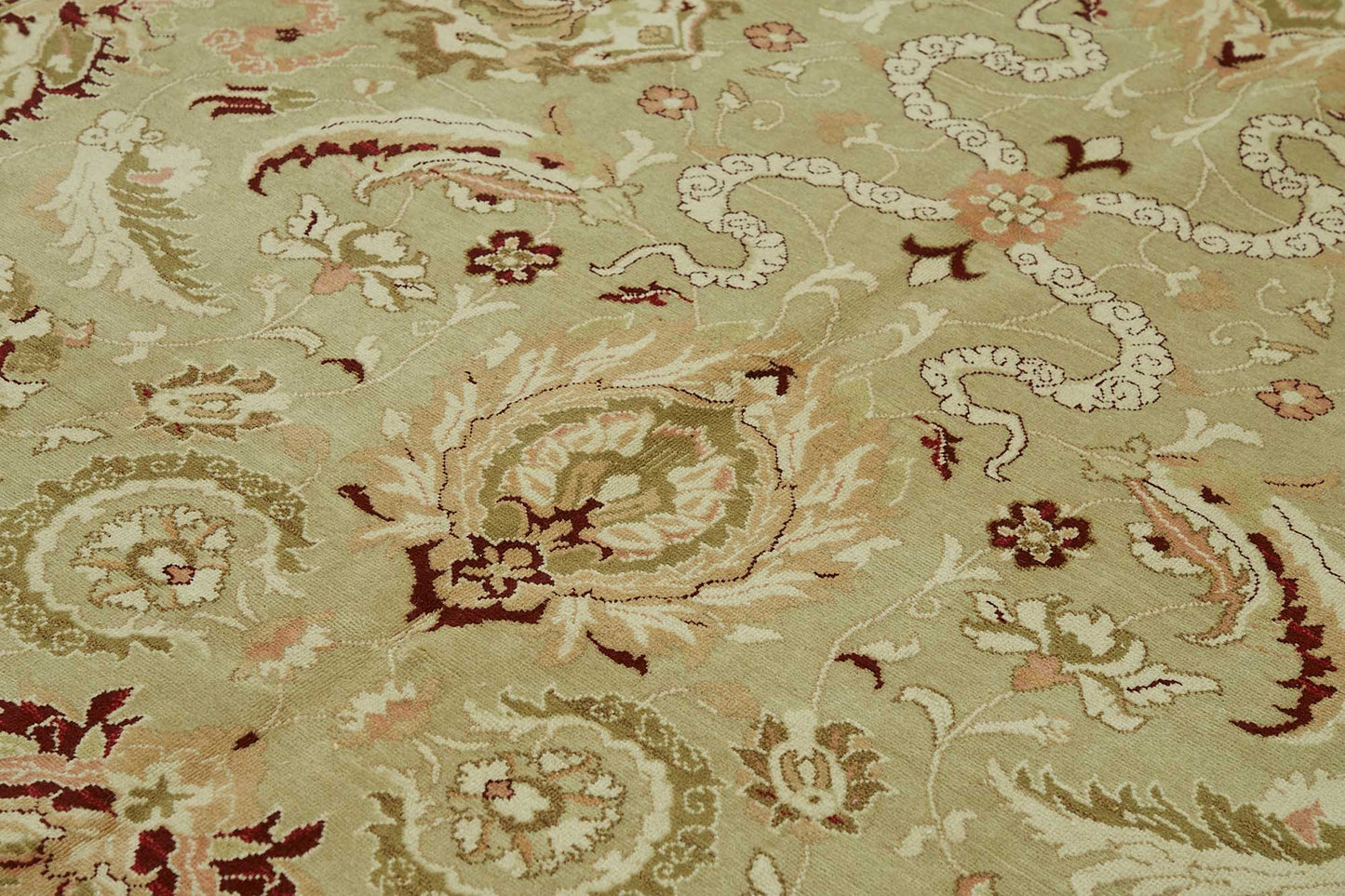9x12 Hand-Knotted Wool Oushak Rug - 49172