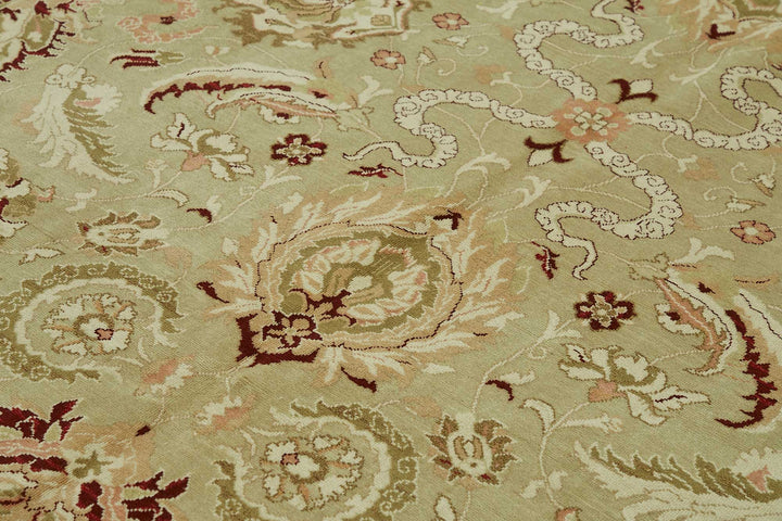 9x12 Hand-Knotted Wool Oushak Rug - 49172