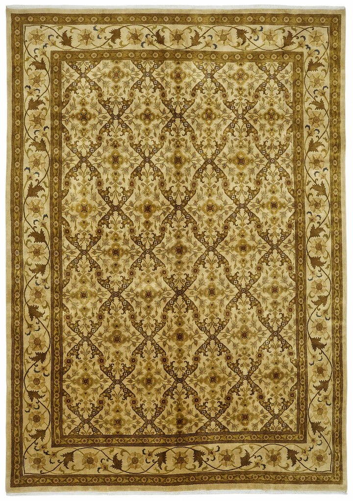 9x13 Hand-Knotted Wool Oushak Rug - 49175