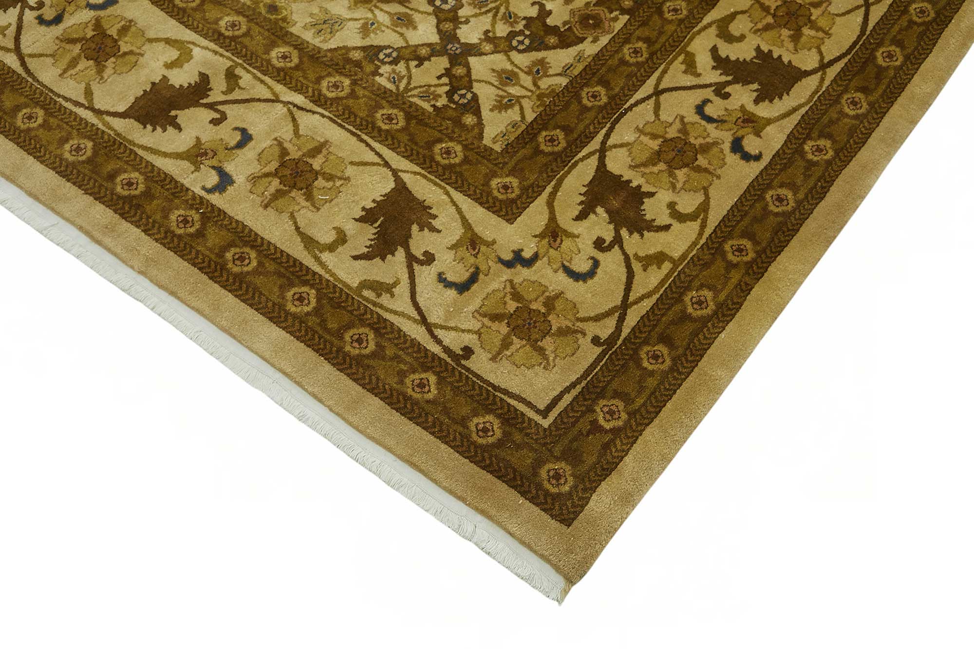 9x13 Hand-Knotted Wool Oushak Rug - 49175