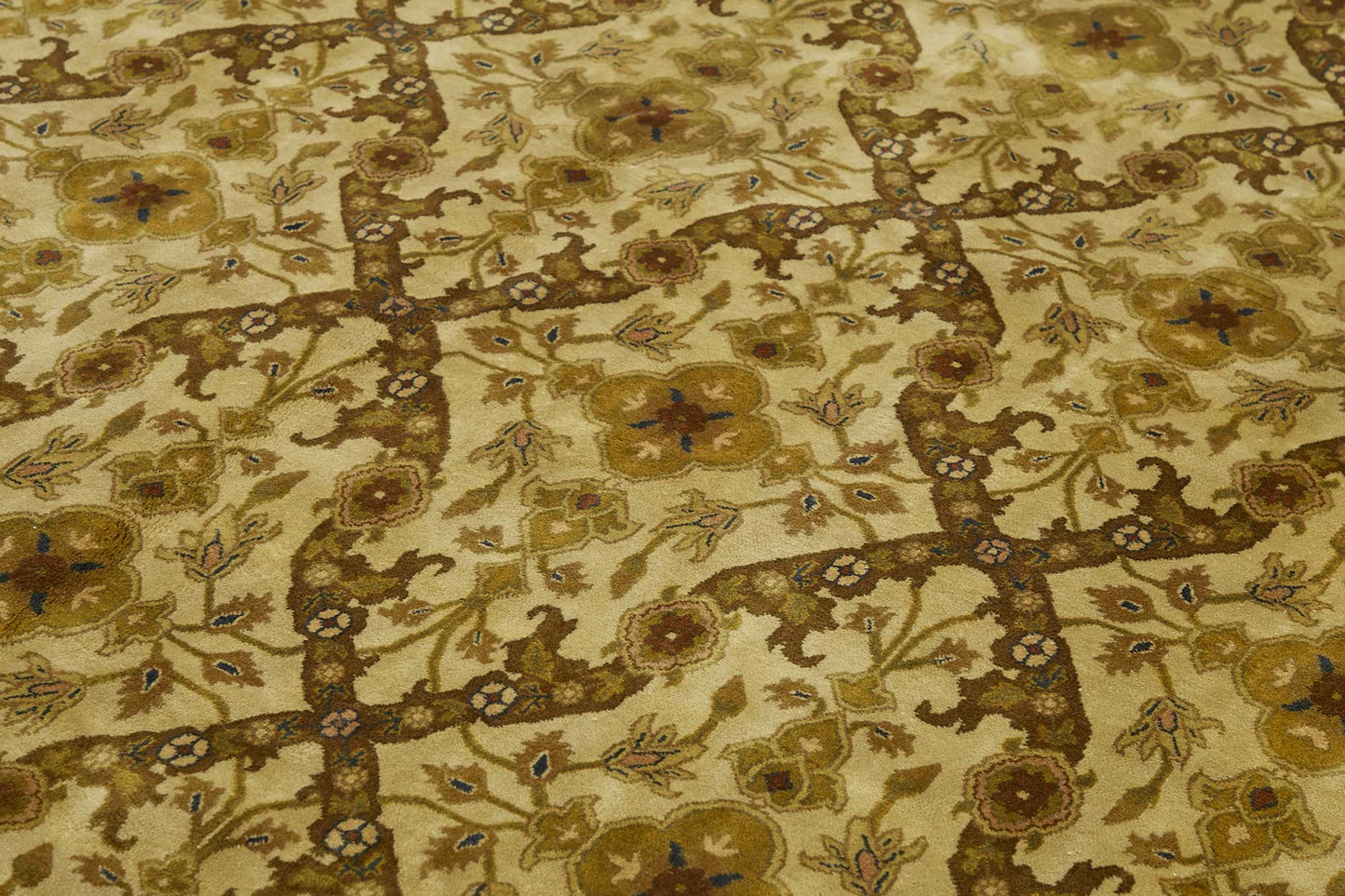 9x13 Hand-Knotted Wool Oushak Rug - 49175