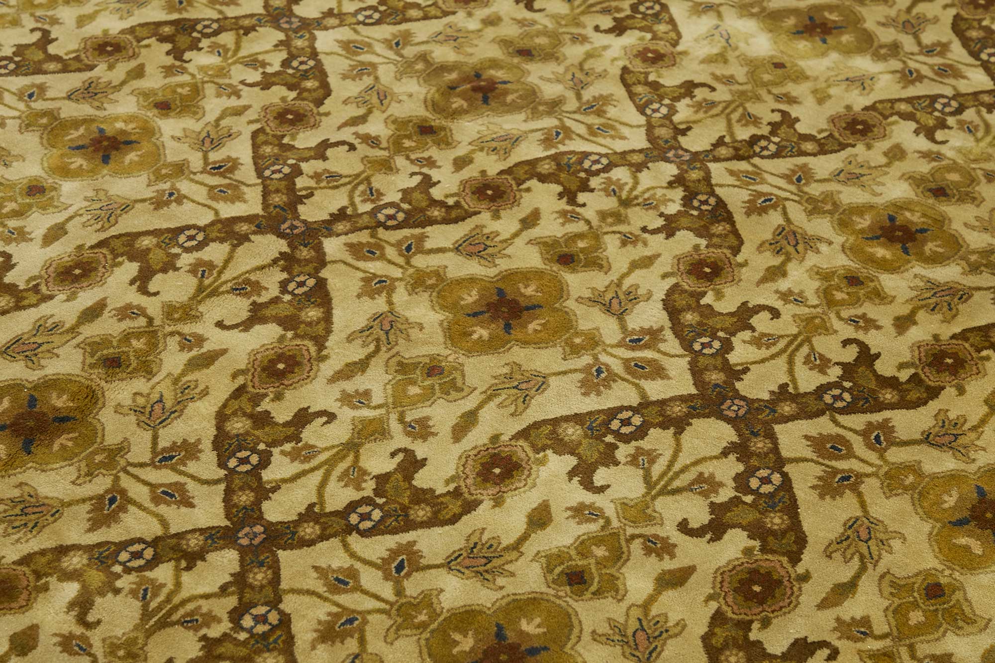 9x13 Hand-Knotted Wool Oushak Rug - 49175