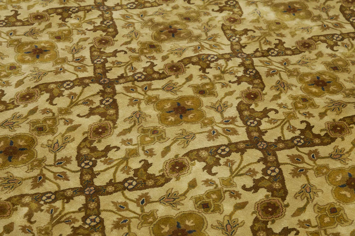 9x13 Hand-Knotted Wool Oushak Rug - 49175