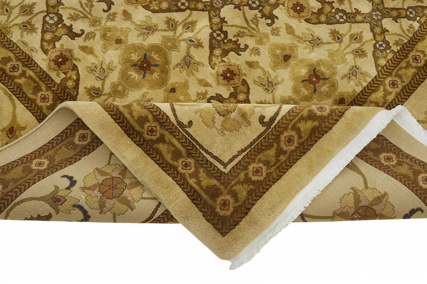 9x13 Hand-Knotted Wool Oushak Rug - 49175