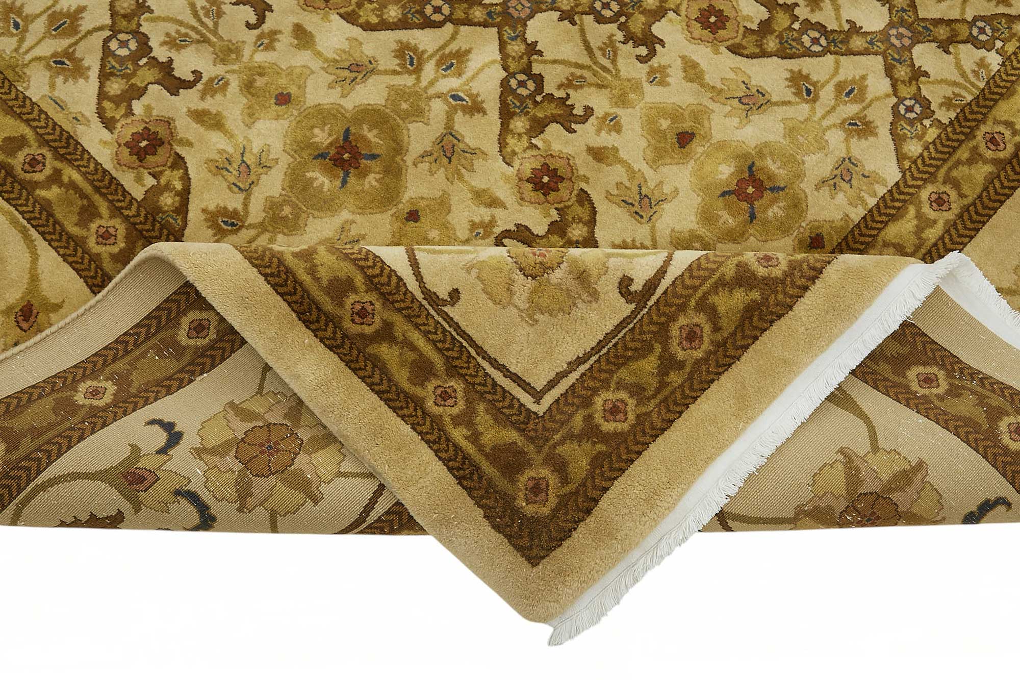 9x13 Hand-Knotted Wool Oushak Rug - 49175