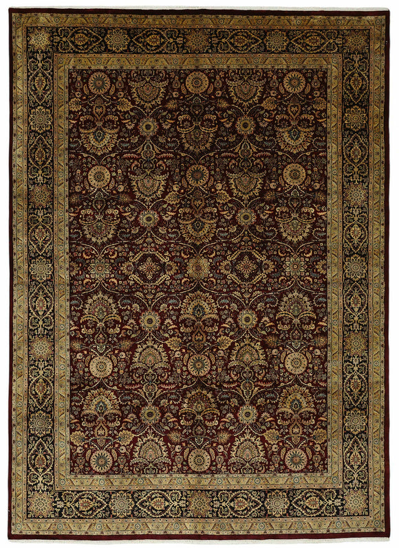 10x14 Hand-Knotted Wool Oushak Rug - 49176
