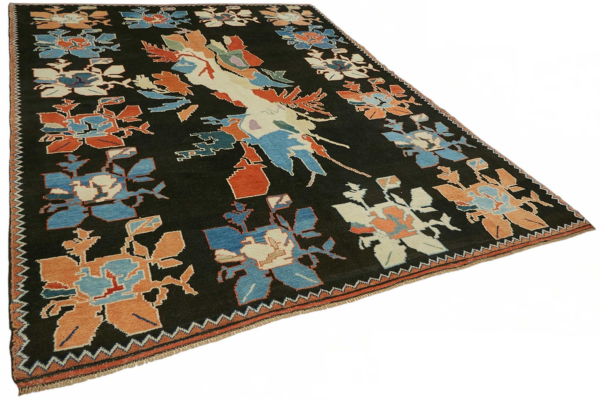 8x11 Hand-Knotted Oushak Rug - 49177