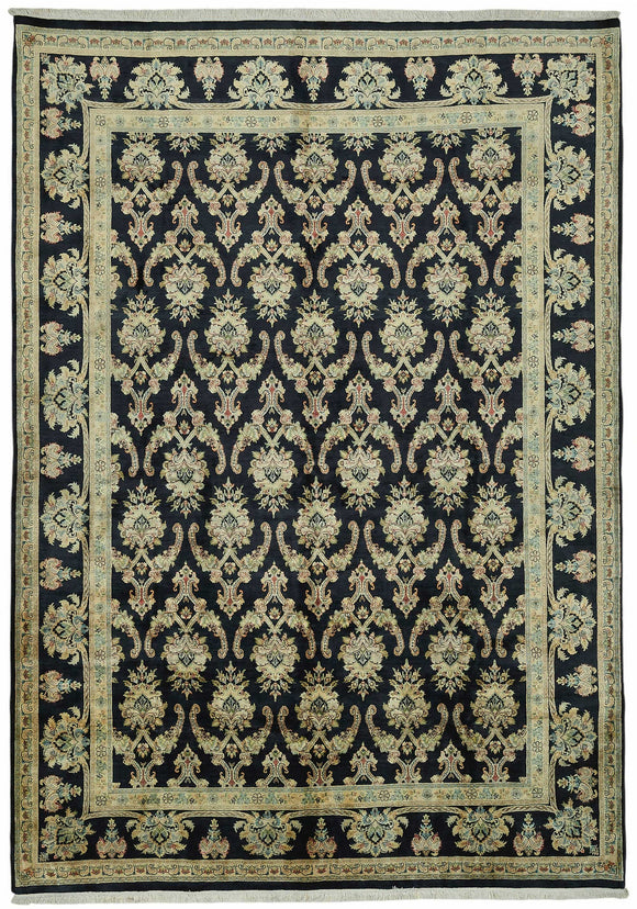 8x12 Hand-Knotted Wool Oushak Rug - 49179