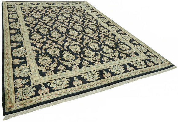 8x12 Hand-Knotted Wool Oushak Rug - 49179