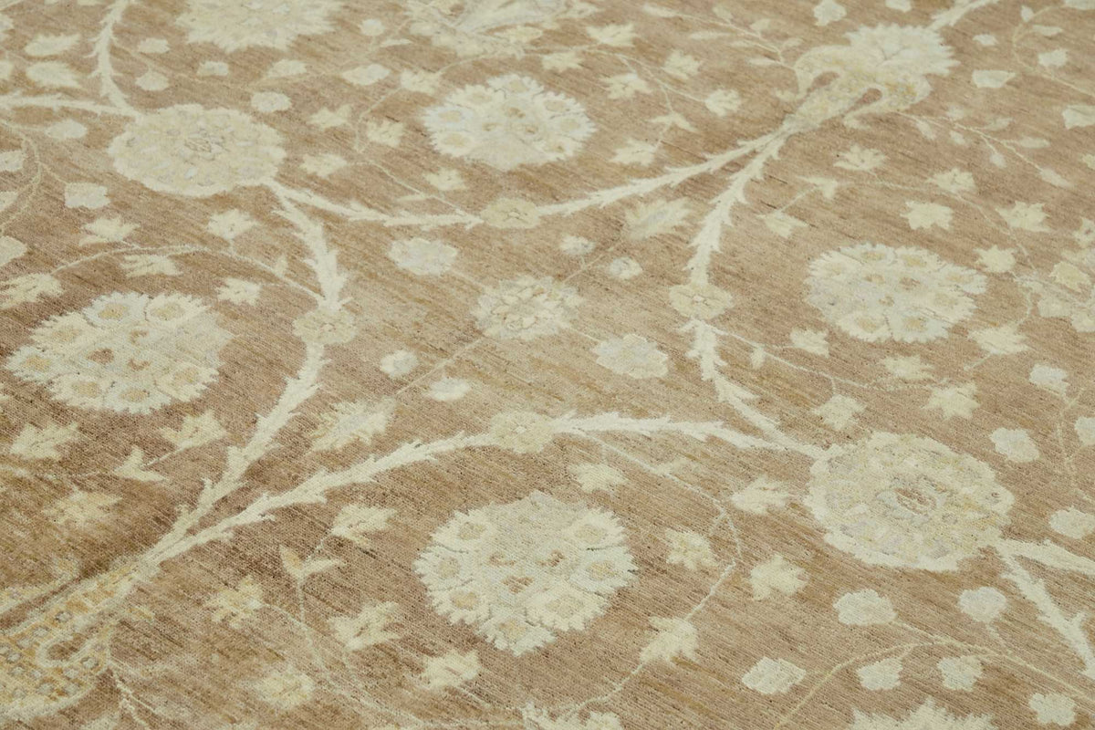 9x12 Hand-Knotted Wool Oushak Rug - 49182