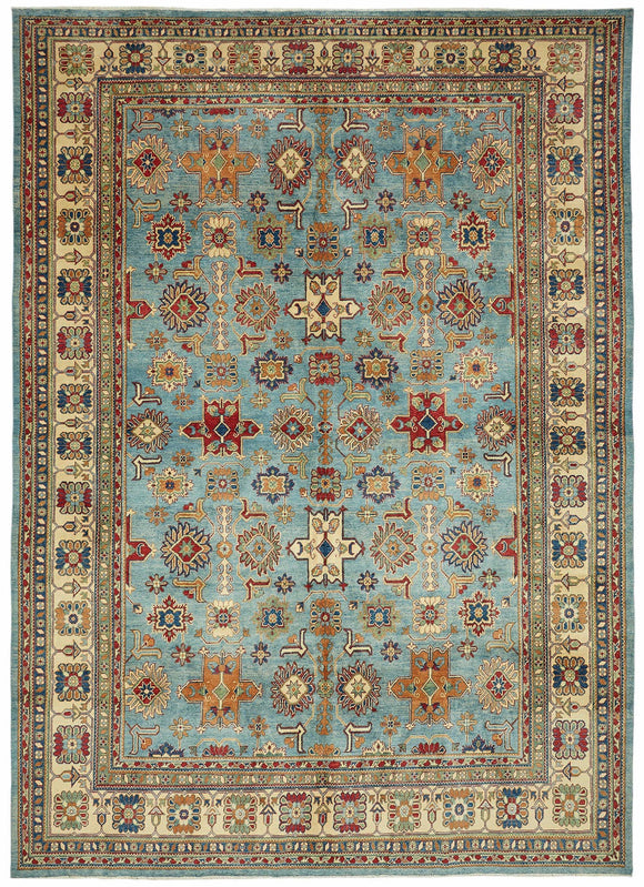 10x14 Hand-Knotted Wool Oushak Rug - 49183